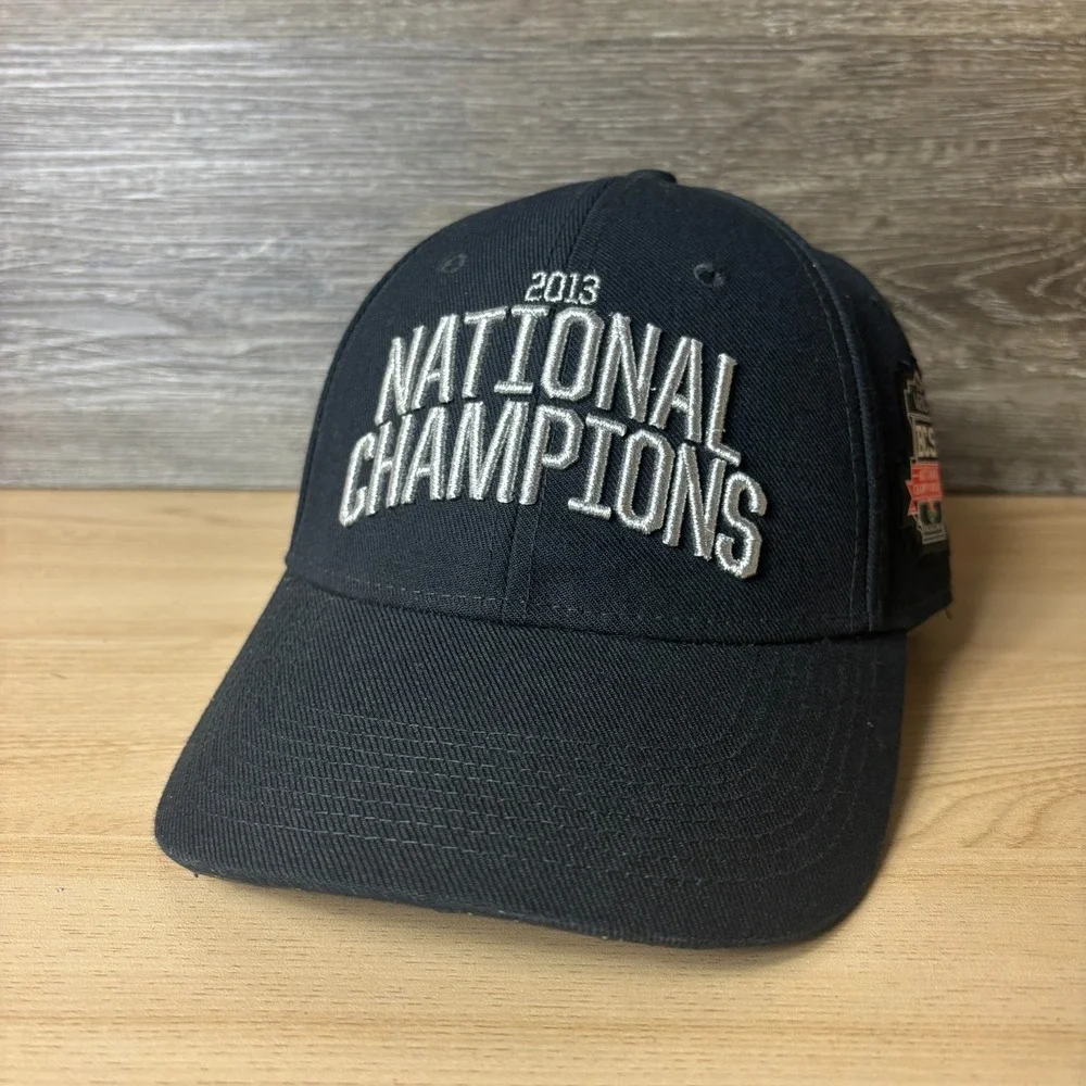 Florida State Seminoles Hat Black Football 2013 National Champions Nike
